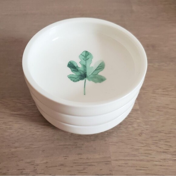 Cedar & Ink Stackable Ceramic Jewelry Trinket Dishes - Picture 3 of 3